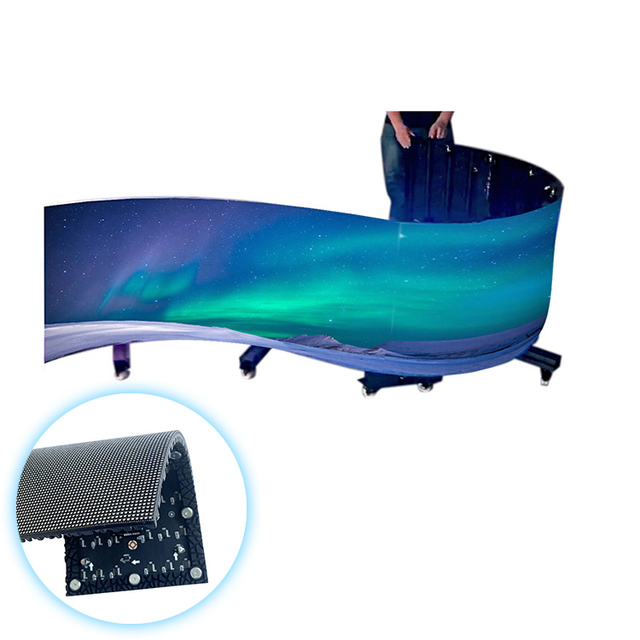 Advertising Flexible Soft LED Screen Panel 2.5mm Pixel Pitch 320x160mm Indoor/Outdoor Display