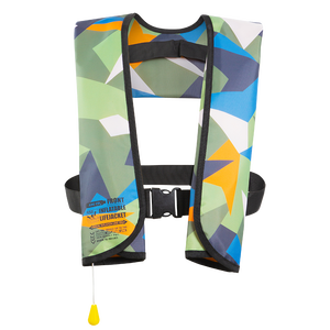 من المصنع مباشرة قابلة للتخصيص خفيفة الوزن محمولة آلية قابلة للنفخ سترة نجاة للبالغين طفو كبير لأعمال قوارب الصيد - Product Image 6