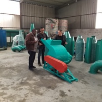 Broyeur à marteaux tracteur mobile de branche de bois-maïs-paille-broyeur en bois