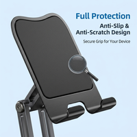 360 °   Support rotatif pour téléphone et tablette |   Base métallique pliable à double axe |   Support de bureau lesté antidérapant |   Support Q17 pour Office Live