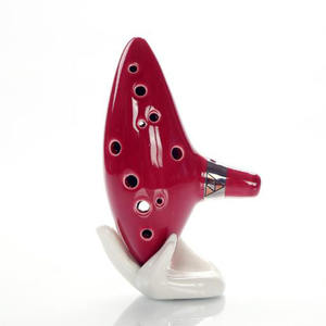 Légende de Zelda Ocarina du temps 12 trous, céramique Zelda Ocarina - Product Image 3