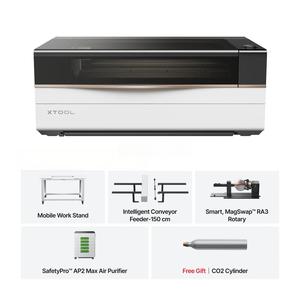 Nouveau produit XTool P3, ensemble tout-en-un, découpeuse laser CO2 haut de gamme 80W avec automatisation intelligente - Product Image 2