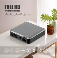 Mini projecteur intelligent YHS360 Android 9.0 LED Résolution 1080P 100 lumens Batterie intégrée Prêt pour Internet Maison Bureau Entreprise