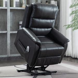 كرسي استرخاء كهربائي فردي قابل للطي بتصميم عصري من الجلد الصناعي مع خاصية التدليك والتحكم عن بعد لغرفة المعيشة - Product Image 2