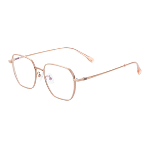 Zhejiang Glasses Factory's Luxury Chinese Men's Titanium Frame <span class=keywords><strong>Gafas</strong></span> Galvanoplastia <span class=keywords><strong>con</strong></span> Diamond Face Shape Match Oval - Product Image 2