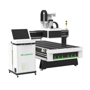 Atc Cnc Router Machine 1300*2500Mm Werkgebied Lnc Controlesysteem Funiture Making Cnc Router