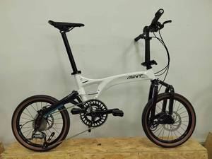 MINT PARROT Vélo Pliant Vélo Oiseau Triple Pli Pliable 355 18 Pouces Frein à Disque 9 Vitesses Amortissement Alliage d'Aluminium - Product Image 2