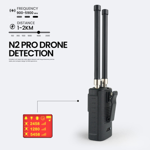 Rilevatore Radar Portatile Intelligente 0.9-5.9GHz per Droni, Identificazione UAV, Rilevamento Segnali Spettrali 0.5-2KM - Product Image 1