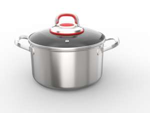 <span class=keywords><strong>Victoria</strong></span> Series 24cm Doble Mango 18/10 Olla <span class=keywords><strong>de</strong></span> sopa <span class=keywords><strong>de</strong></span> acero inoxidable para <span class=keywords><strong>ollas</strong></span> al vapor - Product Image 3