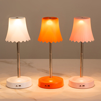 Lampe de table à capteur de mouvement moderne, réglable en hauteur, rechargeable par USB, lampe de bureau musicale RGB, lampe LED intelligente pour chambre d'hôtel et chevet