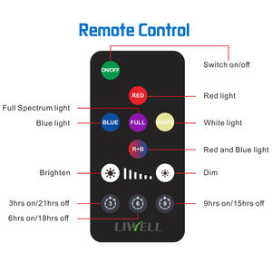 ליווידה ספקטרום מלא באיכות גבוהה פרח vegg טיימר ip65 הוביל לגדול par38 אור אלומיניום שבב שלט רחוק עבור <span class=keywords><strong>bl</strong></span> - Product Image 2