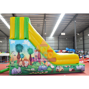 Château gonflable commercial sur mesure pour enfants, combo toboggan aquatique gonflable extérieur thème animaux de la <span class=keywords><strong>jungle</strong></span> pour adultes et enfants - Product Image 3