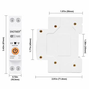 Minuteur <span class=keywords><strong>programmable</strong></span> intelligent SINOTIMER STM-63T 63A avec contrôle à distance par application et programmation sur rail DIN - Product Image 6