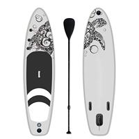 Paddle Board Oem adulte planche de surf noire debout Sup planche à pagaie gonflable pour hommes