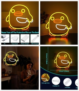 Killer Duckling Neon Lights-Tamaños y colores personalizables para Home Cinema Bar <span class=keywords><strong>Restaurante</strong></span> Decoraciones de pared - Product Image 5