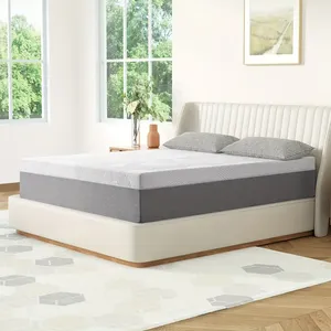 Yüksek kaliteli Euro üst doğal lateks yatak lüks uyku yatak örtüsü sıkıştırılmış yatak ev Villa otel yatak odası mobilyası - Product Image 2