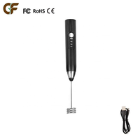 Mousseur à lait électrique de cuisine, mousseur à lait automatique, fouet en acier inoxydable, mini mixeur à boissons USB