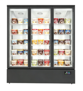 Refrigerador Vertical con Ventilador para Bebidas, Refrigerador con 2 Puertas de Vidrio y Estantes Ajustables para Bebidas Energéticas - Product Image 5
