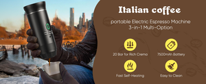 Machine à café portable intelligente en acier inoxydable avec fonction de chauffage, charge USB-C <span class=keywords><strong>12</strong></span> <span class=keywords><strong>volts</strong></span>, pour le camping, les voyages, l'hôtel et l'usage domestique - Product Image 5