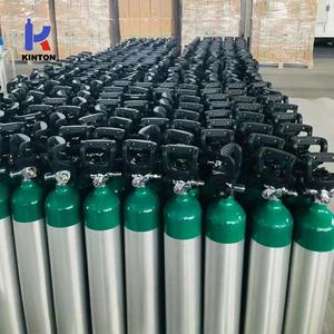 Kinton Haute Pression <span class=keywords><strong>O2</strong></span> Co2 Réservoir De Gaz Oxygène Médical Cylindre En Aluminium Avec Valve D'alimentation En Aluminium <span class=keywords><strong>Bouteille</strong></span> De Gaz Oxygène Médical - Product Image 4
