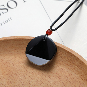 Pendentif personnalisé en térahertz en forme de <span class=keywords><strong>pyramide</strong></span>, 34 mm, pendentif en cristal térahertz, énergie quantique, pendentif térahertz - Product Image 6