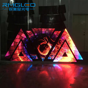 RMG Custom Disco <span class=keywords><strong>3d</strong></span> Écran de visualisation Led pour DJ Cabine de Dj Pour Discothèque Forme personnalisée Cabine de DJ Affichage à LED - Product Image 6
