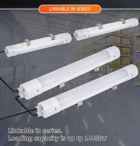 ไฟ LED Tri-Proof รุ่น P65 ขนาด 4 ฟุต 40W/60W IP65 กันน้ำ กันฝุ่น ป้องกันไอน้ำ มุมลำแสง 120 องศา รับประกัน 5 ปี สำหรับคลังสินค้าและโรงรถ - Product Image 4