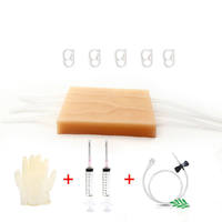 Almohadilla de Entrenamiento de Venopunción de Plástico, Simulador de Inyección IV, Maniquí para Práctica de Extracción de Sangre, Modelo de Entrenamiento Médico de Flebotomía