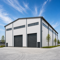 Bâtiment d'entrepôt à structure métallique pour centre de distribution logistique et projet de cour d'entreposage