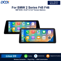 Lecteur multimédia Linux CAR pour BMW Série 2 F45 F46 NBT EVO, CarPlay sans fil, Android Auto, autoradio, écran tactile vidéo