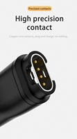 Adaptateur de câble de chargeur de montre USB C vers Garmin Type-C Adaptateur de cordon de charge pour Fenix Vivoactive,Venu ,Forerunner Tactix,Instinct