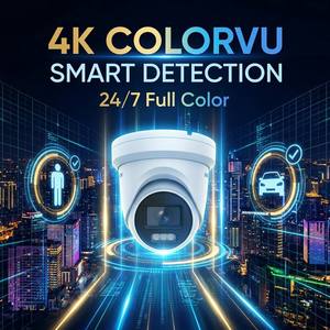 Caméra IP <span class=keywords><strong>Hikvision</strong></span> 8MP 4K <span class=keywords><strong>ColorVu</strong></span> DS-2CD2387G2-LU AcuSense PoE Turret Network Camera 24/7 Full Color Security CCTV - Product Image 2
