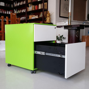 <span class=keywords><strong>ตู้</strong></span>เก็บเอกสารโลหะแบบเคลื่อนที่ 2 ลิ้นชัก ใต้โต๊ะทำงาน พร้อมล้อ สำหรับใช้ในบ้านและสำนักงาน - Product Image 6