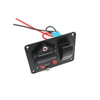 Panel de disyuntor de montaje en superficie de encendido y apagado con interruptor basculante LED rojo A para Boa