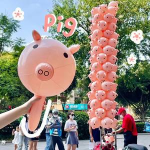 Yeni popüler domuz oyuncak balon oyuncaklar çocuklar için doğum günü domuz kafa balonlar çocuk oyuncakları - Product Image 4