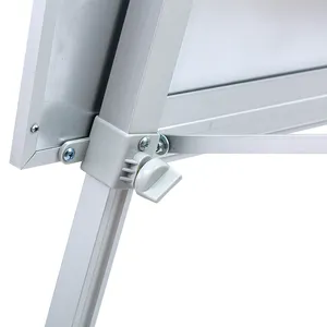 Yüksek kalite yüksekliği ayarlanabilir flip chart standı manyetik beyaz tahta tripod sunum