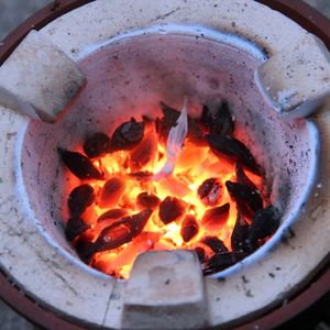 Olive / Black Olive / Longan / <b>Walnut</b> Hard Wood Briquette Charcoal for BBQ Without Smoking - Product Image 4