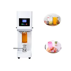 Full Automatic Intelligent Drink Can Sealing Machine Can Lid Sealer Aluminium Foil Cup Sealing Machine