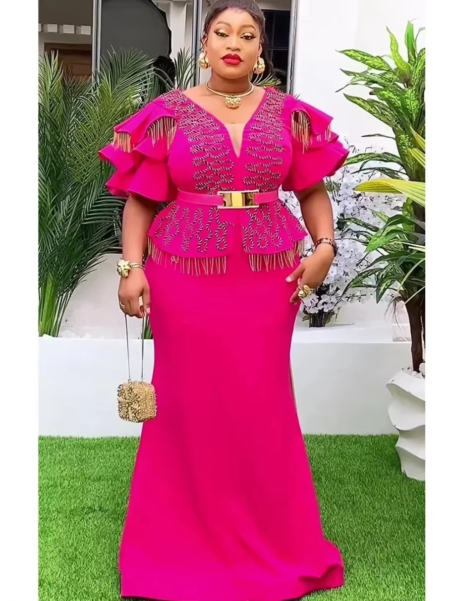 green emerald velvet dress Amazon.com: African Dresses for Women Off Shoulder High Waist Plus Size  Party Print Dress with Belt Outfits 715 L : Clothing, Shoes & Jewelry