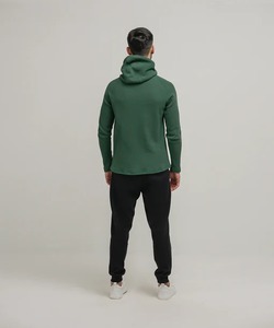 Custom Logo Mens Oversized Pullover Hooded Sweatshirt-Streetwear Style Spandex/Polyester Breathable - Product Image 4