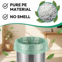 Sacs poubelle biodégradables PLA PBAT thermoscellables 6 litres pour les restes alimentaires, compostables, usage domestique