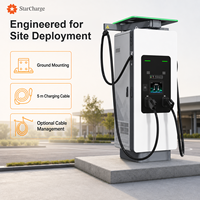 Cargador Comercial StarCharge Titan V4 CCS2 de 240kW, 280kW y 320kW para Distribuidores y Suministro de Proyectos Regionales