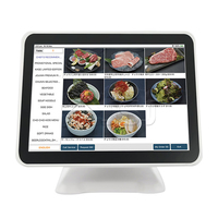 Terminal de paiement tactile capacitif tout-en-un JSJ65 15 pouces Windows 10 Android, caisse enregistreuse de restaurant, système de point de vente (PDV) Wi-Fi 6