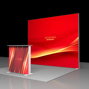 บูธแสดงสินค้าแบบกำหนดเองพร้อมไฟ LED สำหรับโฆษณา โครงสร้างอะลูมิเนียมและผ้า ดีไซน์พกพาสะดวกสำหรับงาน<span class=keywords><strong>นิทรรศการ</strong></span> - Product Image 3