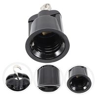 Adaptateur d'arbre de Noël noir douille de lumière à visser en plastique support d'ampoule douille de lampe
