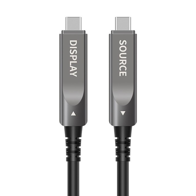 Zinc Alloy USB3.2 Usb c to c Cable Aoc 10m 10Gbps PD100W 8K60HZ