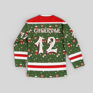 Festliche Weihnachts-Eishockey-Kleidung für Team-Turnier-Party-Geschenk-Andenken-Spaß-Sport-Feier - Product Image 3