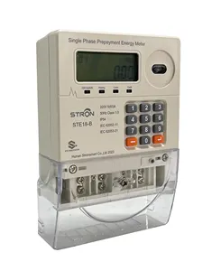 Class 1.0 IP54 Ingress Protection Intelligent Prepaid One Phase Electric Meter with 2 Years Warranty