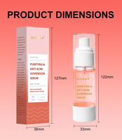 Sérum Purifiant & Anti-Acné pour le Visage Technologie de Suspension Innovante Sérum Doux Contrôle du Sébum Nourrissant Sérum Anti-Acné à Absorption Rapide