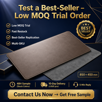 Tapis de bureau en cuir PU, grand format, imperméable, antidérapant, protection pour bureau d'ordinateur, logo personnalisé, OEM, vente en gros, Inde